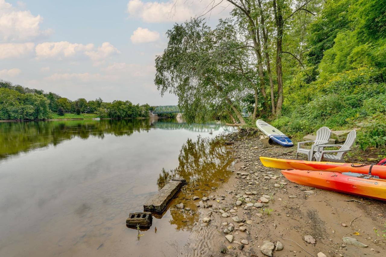 Upper Black Eddy Home With Delaware River Access! Exterior foto